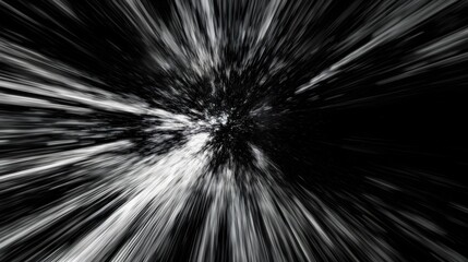 Motion Emanating from Central Point in Dynamic Visual Display