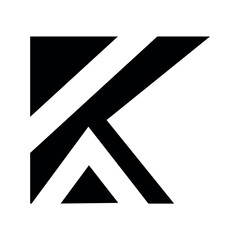 Tk logo design template.	