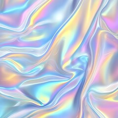 Fluid iridescent fabric, flowing pastel colors.  Soft, smooth,  shimmering textures