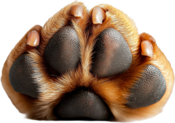 Close-up of a Dog Paw Pad