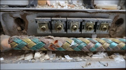 Ensure Electrical Safety with Expert Technician Cutting Out Frayed Electrical Cable and Performing Secure Replacements