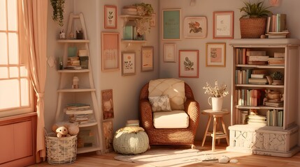 Create Cozy Toddler Reading Nooks With Pillows And Book Displays Encouraging Early Literacy And Comfort