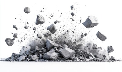 Explosive rock disintegration (1)