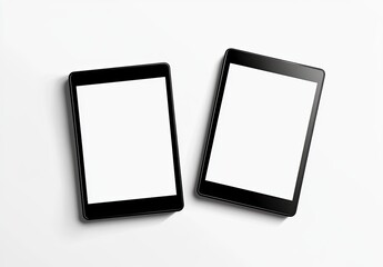 Two black tablets