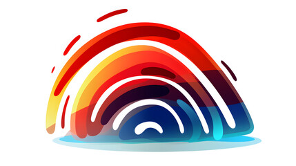 Fototapeta premium Vector Cartoon Illustration of a Wifi Internet Symbol for Graphic Design Projects