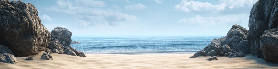 Tranquil Beach Scene