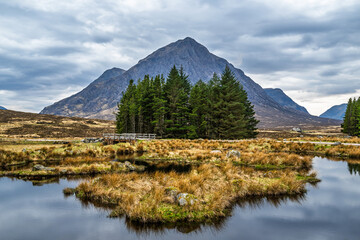 Buachaille Etive Mòr or The Buachaille, Glen Etive, Highlands, Scotland © Maciej Olszewski