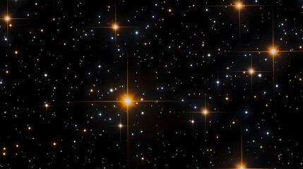 Obraz premium A starry night sky display of numerous luminous celestial points.