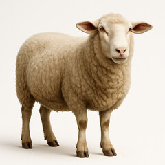 Fototapeta premium sheep and lamb