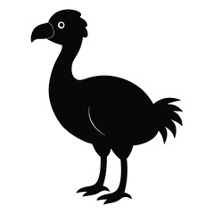 Dog Head Black Silhouette Vector Illustration