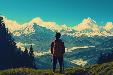 The dichotomy of emotions in manga: happiness versus sadness during an outdoor quest.