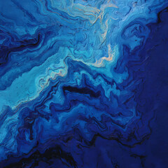 blue abstract background, generative AI