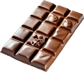 Fototapeta premium Dark Chocolate Bar with Chocolate Chips