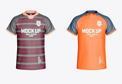 Rugby Jersey Mockup