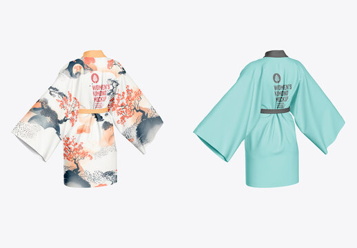 Women's Kimono Mockup
