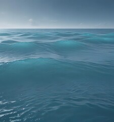 Fototapeta premium Fluid, ethereal light blue gradient, evokes a calm sea's depth , water, background, hue