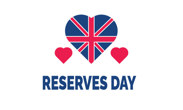 United Kingdom Reserves Day. Military Reserve Appreciation Concept, Patriotic Poster, Banners, Appreciation Cards, Social Media Post, Background Design Inspiration Vector Illustration