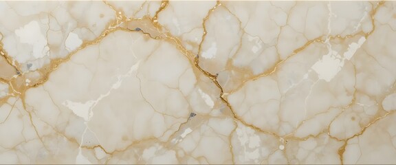 Luxurious Cream Marble with Soft Golden Veins