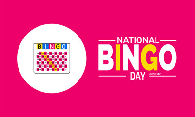 National Bingo Day Vector Art – Bingo Ball & Card Design, Colorful Game Posters, Event Banners, Backgrounds & Instagram Templates