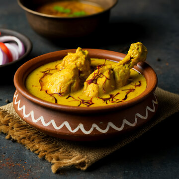 Chicken Zafrani - saffron infused chicken korma