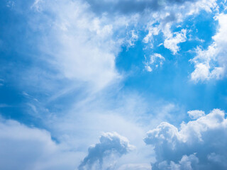 5月の午後　印象的な青空と雲46