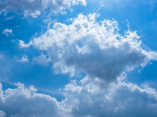 5月の午後　印象的な青空と雲50