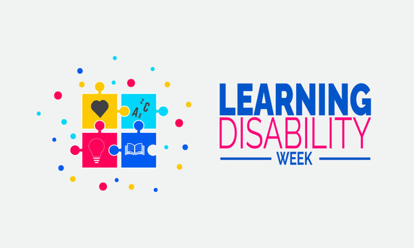 Learning Disability Week. Awareness Poster, Disability Banner, Educational Card, Social Media Post & Background Design Inspiration Vector Illustration