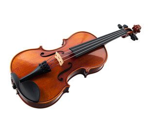 Vintage Violin Isolated On Black Background