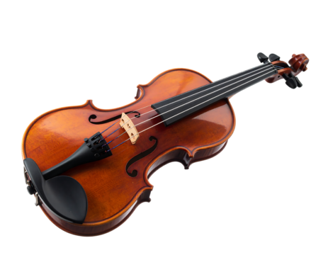 Vintage Violin Isolated On Black Background