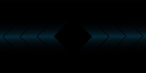 3D orange blue techno abstract background overlap layer on dark space with glowing lines decoration. Modern graphic design element future style concept for banner, flyer, card, or brochure cover