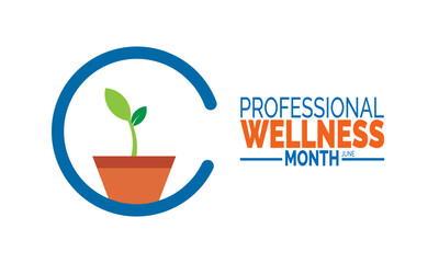 Wellness Month Campaign.  Health and Wellness Posters, Corporate Health Banners, Social Media post, and Corporate Wellness  background Design Inspiration Vector Art