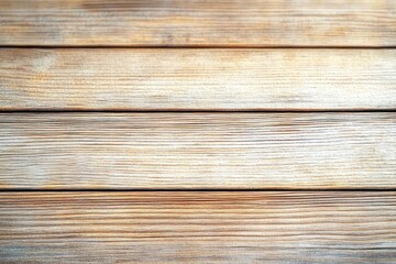 Fototapeta premium Close-up of wooden planks with weathered texture and natural grain patterns in soft warm lighting