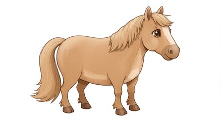Cartoon Horse Illustration
