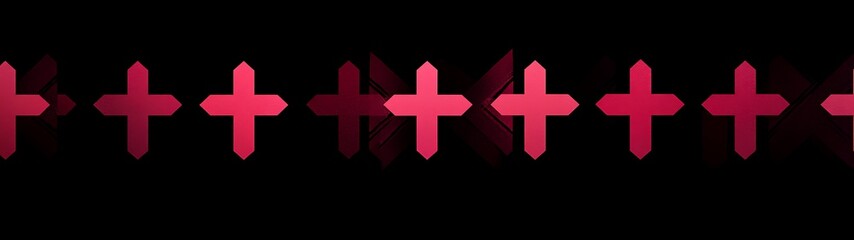 Obraz premium Abstract plus symbols