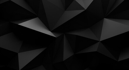 Fototapeta premium Black Geometric Abstract Background