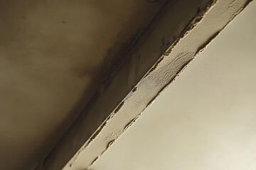 Close-Up of a Wall Corner with Visible Wear and Tear