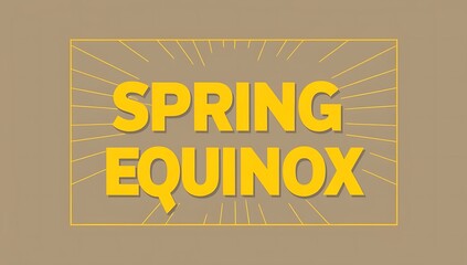 Spring Equinox Graphic Design