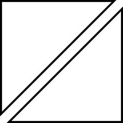 Set of square shapes. Elements for design