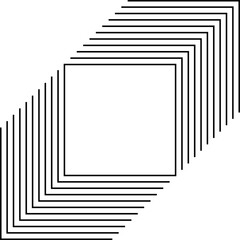 Set of square shapes. Elements for design