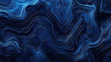 Obraz premium Abstract Blue Fluid Texture for Presentations