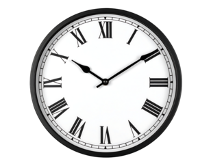 Classic Analog Clock with Roman Numerals