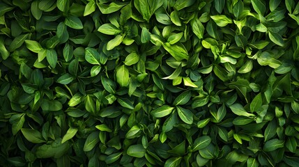Close-up view of densely packed green foliage.