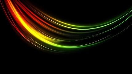 Abstract vibrant energy lines