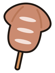 イカ焼きのアイコン