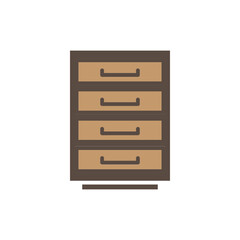 wooden cabinet with drawers color