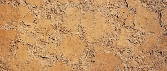 Fototapeta premium A textured. warm-toned wall surface showcasing a rich. earthy appearance with subtle variations. perfect for interior design projects or backgrounds in creative works