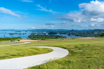 九十九島観光公園から見る九十九島（佐世保市）