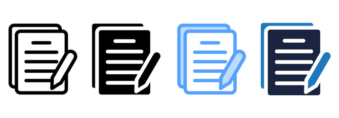 Document best multistyle icon sheet collection