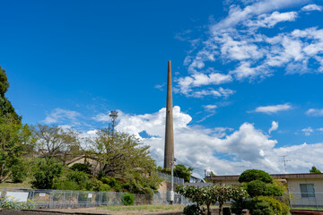 針尾送信所2号無線塔の風景（佐世保市）