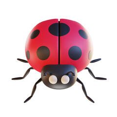 Cute Ladybug 3D Render Illustration